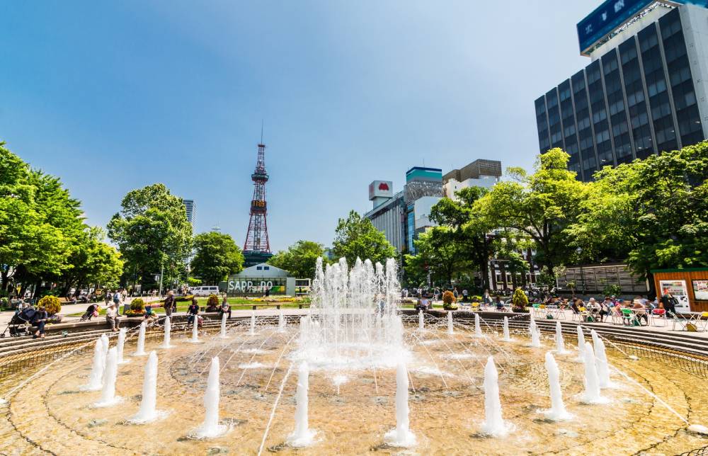 Odori Park in Sapporo City